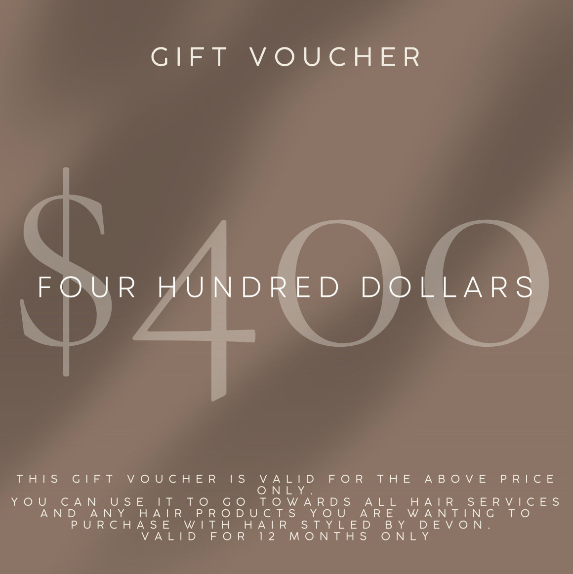 $400 Gift Card