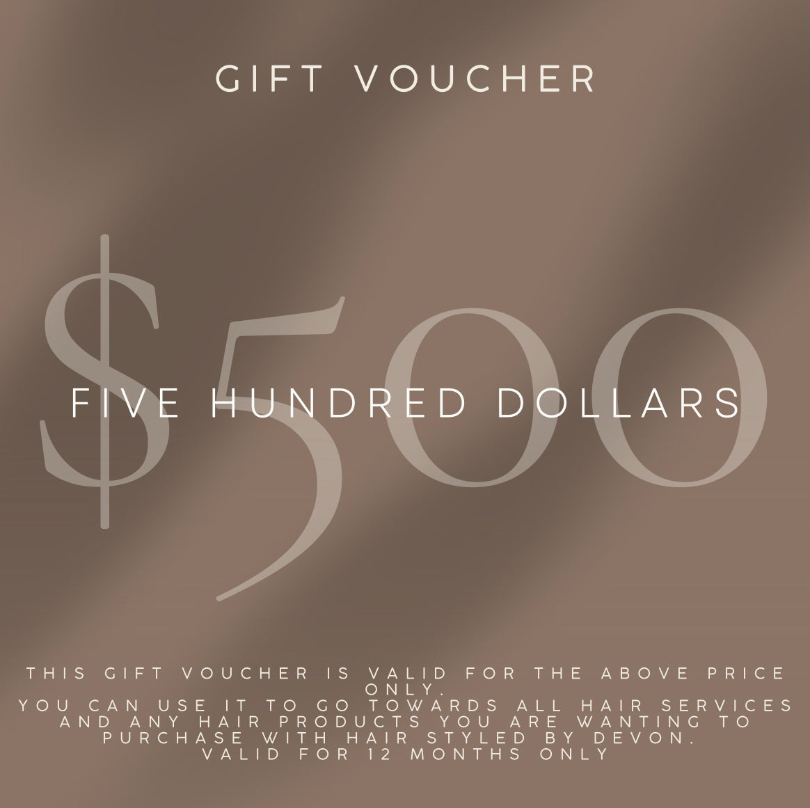 $500 Gift Card