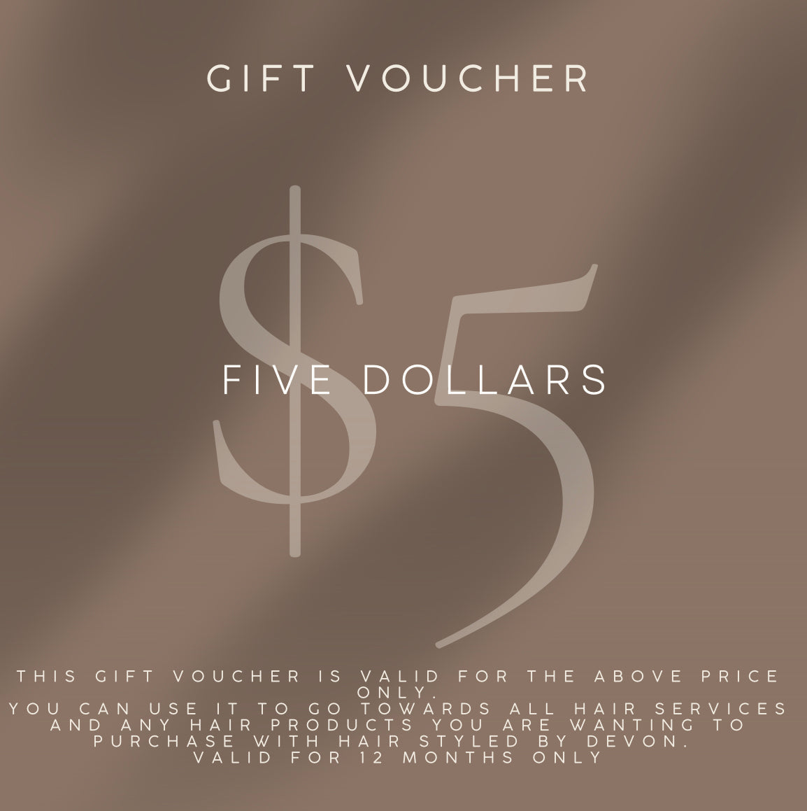 $5 Gift Card